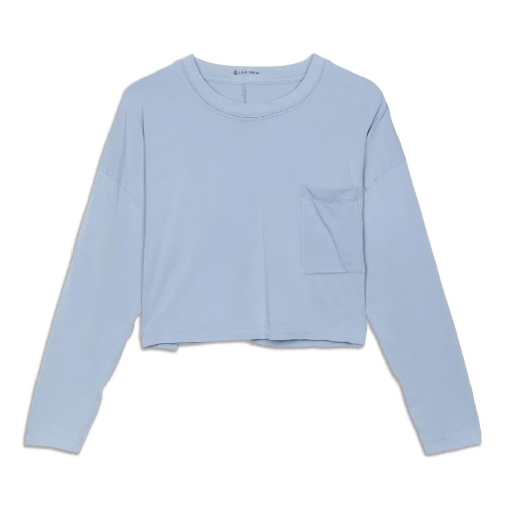 Lululemon cropped loose long-sleeve T